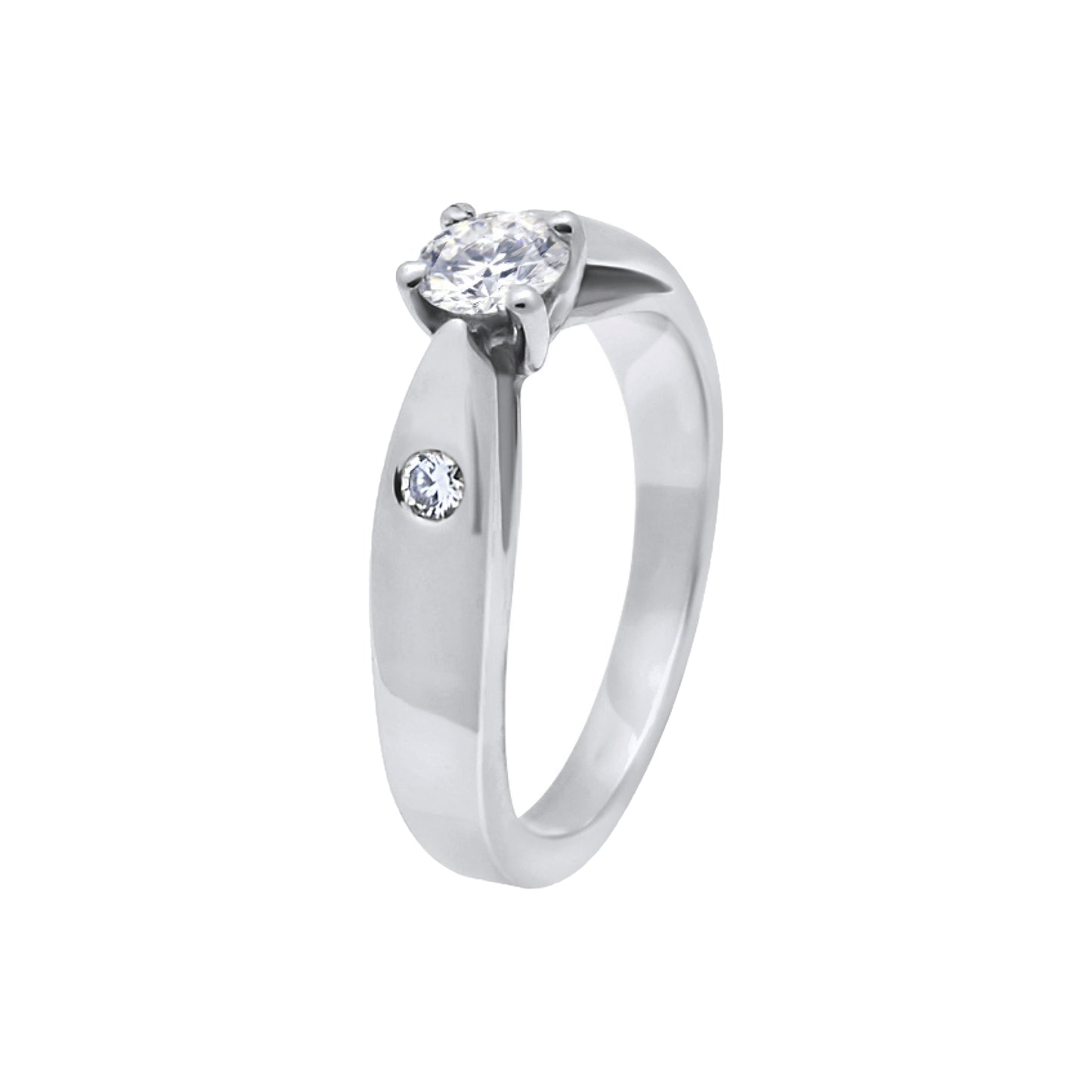 Sonqollay - 18k White Gold Engagement Ring
