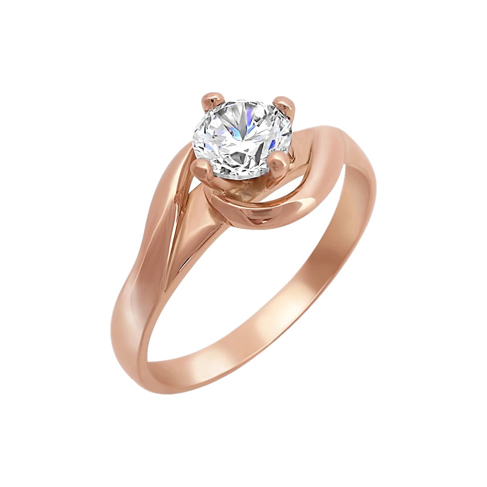 Marq'ay - 18k Rose Gold Engagement Ring