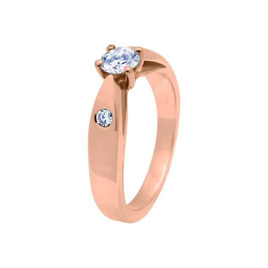 Sonqollay - 18k Rose Gold Engagement Ring