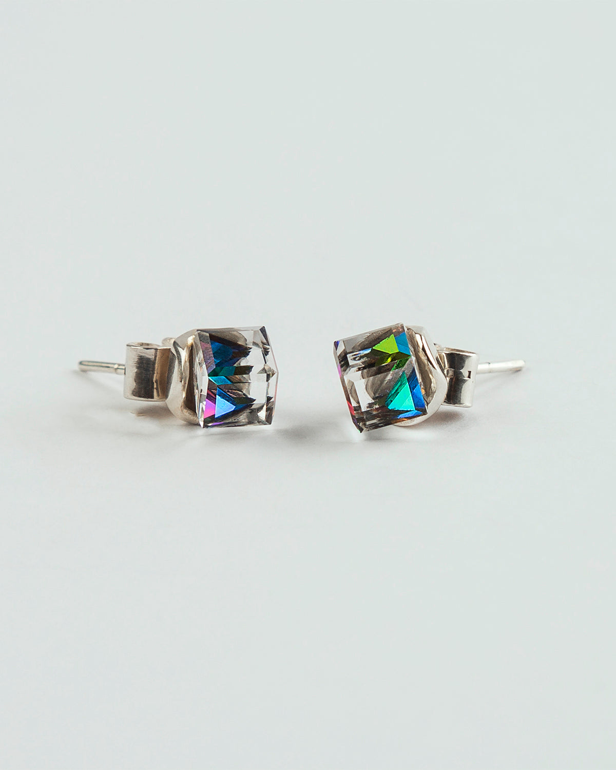 Huch'uy Munay K'uychi - 950 Silver Earrings
