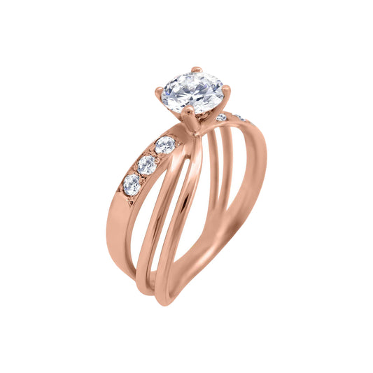 Tusuy Urpi - 18k Rose Gold Engagement Ring