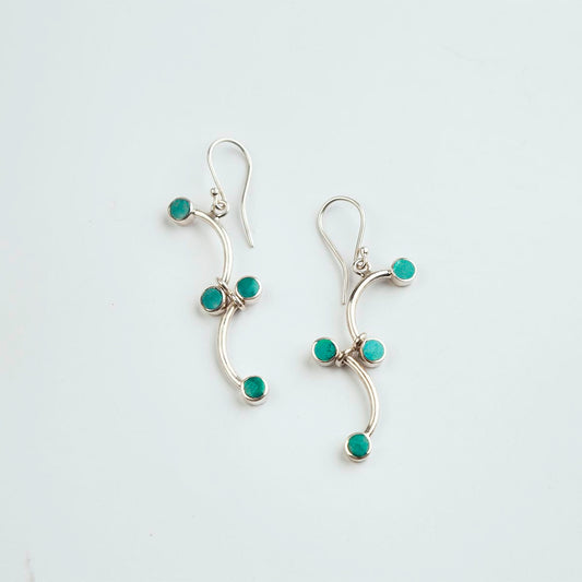 Mayu Wayra - 950 Silver Earrings